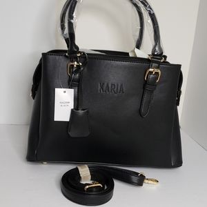 KARIA COLLECTION HANDBAG BOSTON RA0268 BLACK COLO